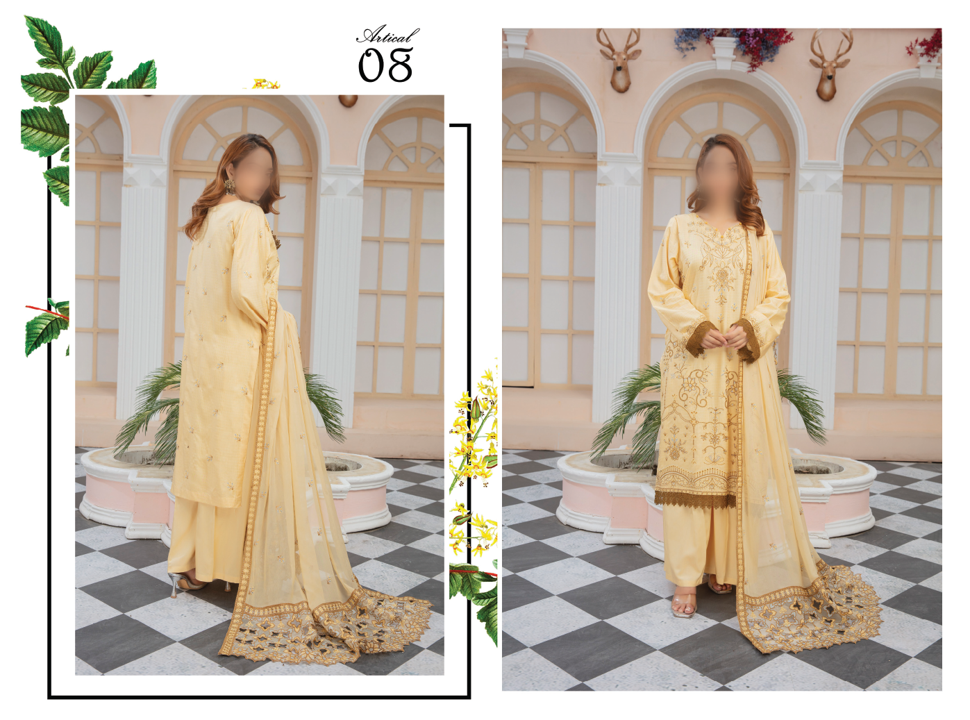 VOL2405/Superior Dobby viscose heavy Embroidered.