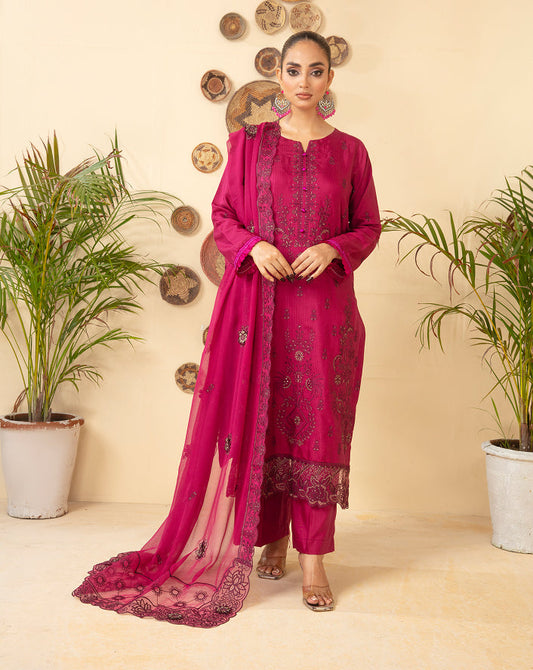 ANMOL Viscose EMB Shirt & Dupatta Vol-2402