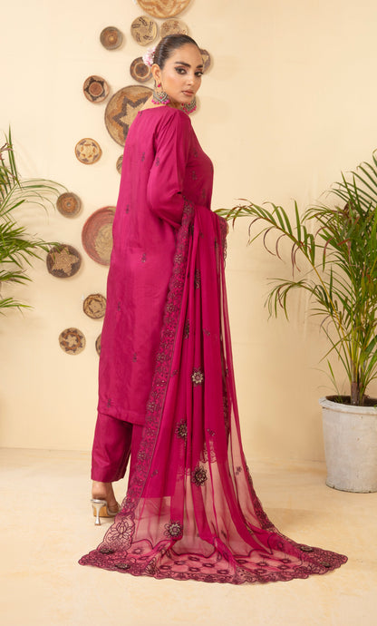 ANMOL Viscose EMB Shirt & Dupatta Vol-2402