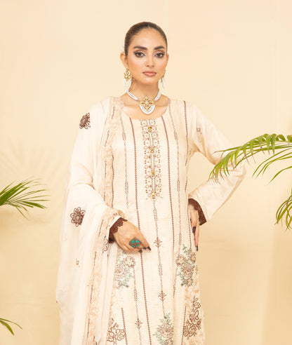 ANMOL Viscose EMB Shirt & Dupatta Vol-2402