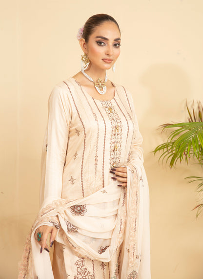 ANMOL Viscose EMB Shirt & Dupatta Vol-2402