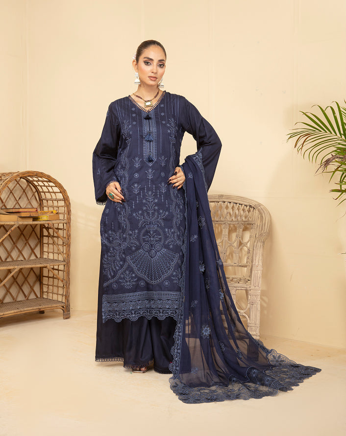 ANMOL Viscose EMB Shirt & Dupatta Vol-2402