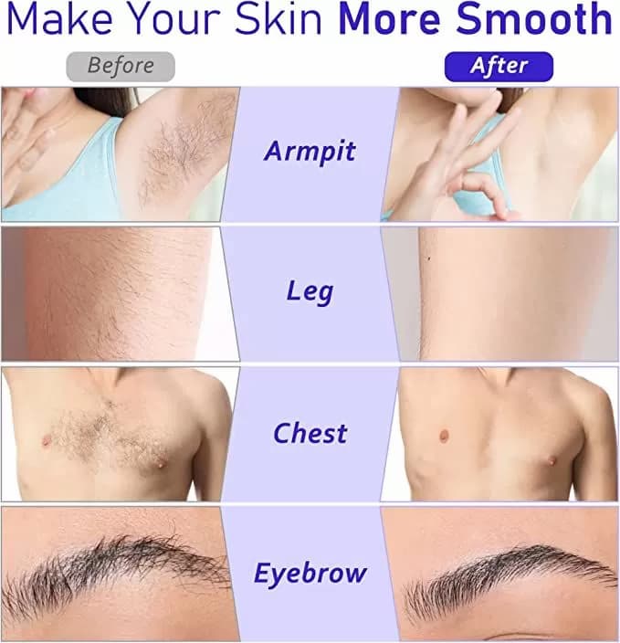 3 inpilatory W 1 Deax Roll On Heater With Epilator Machine with Wax Refill and Strips for Women