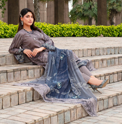 SAFEENA Viscose EMB Shirt & Dupatta Vol-2457