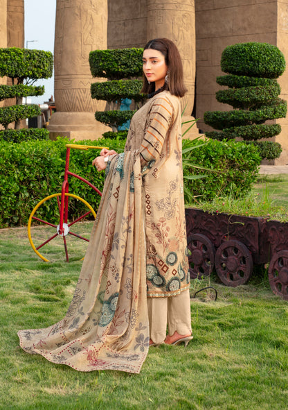 SAFEENA Viscose EMB Shirt & Dupatta Vol-2457