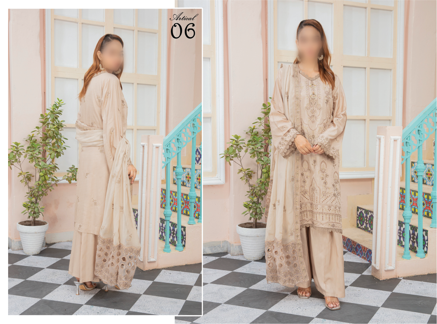 VOL2405/Superior Dobby viscose heavy Embroidered.