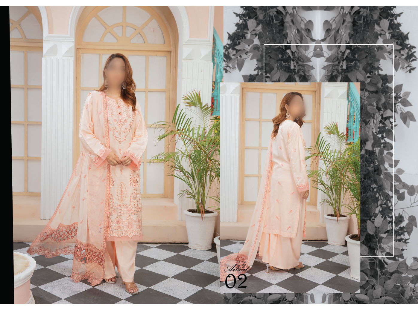 VOL2405/Superior Dobby viscose heavy Embroidered.