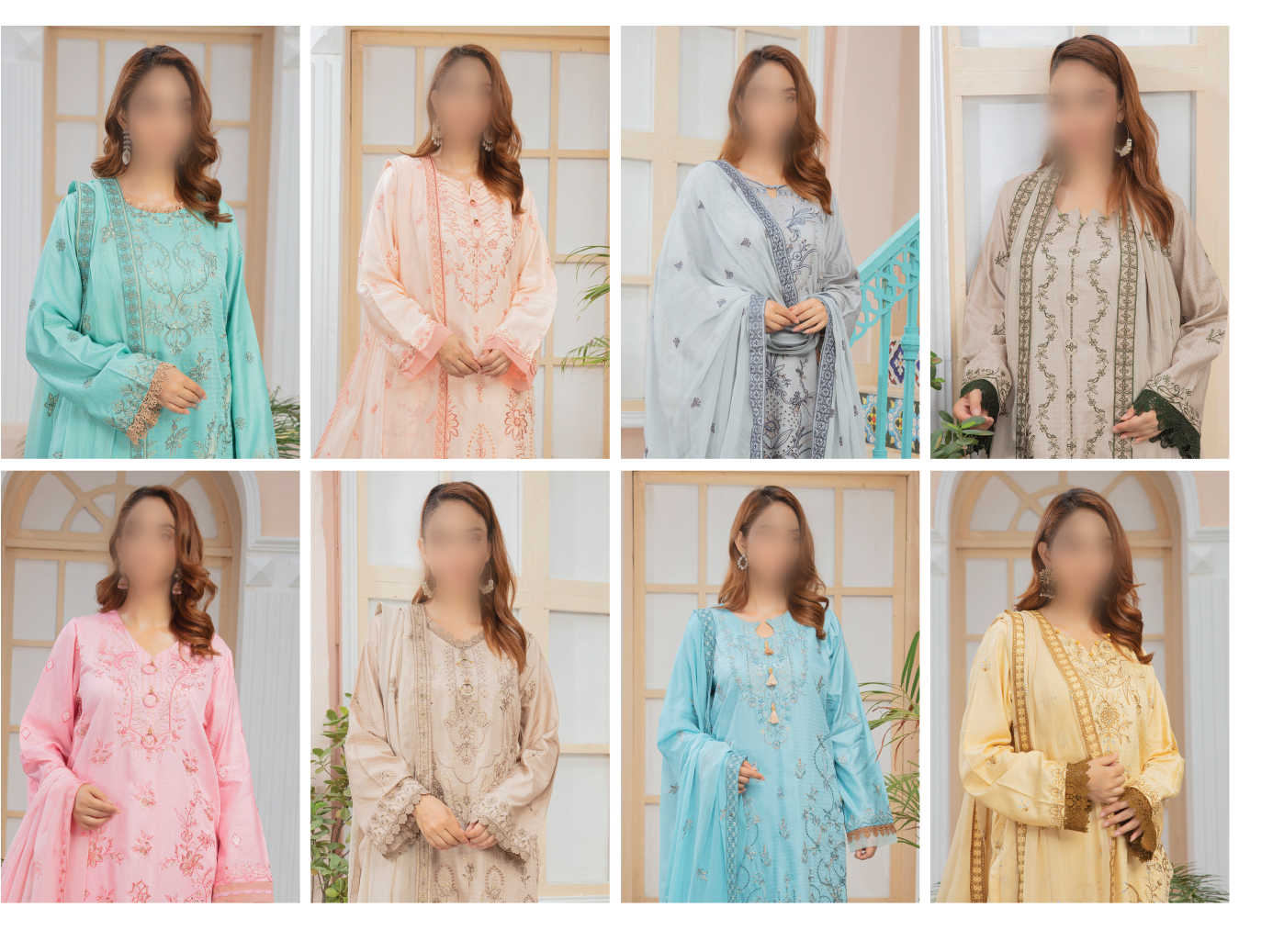 VOL2405/Superior Dobby viscose heavy Embroidered.