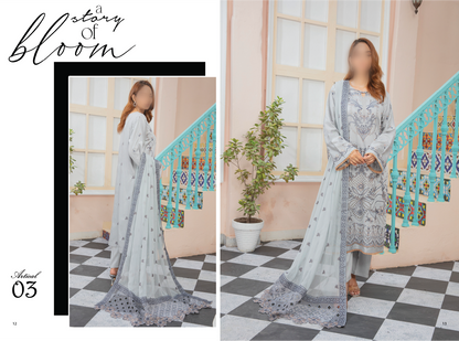 VOL2405/Superior Dobby viscose heavy Embroidered.